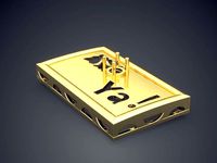 Engraved Pendant CAD-4703 | 3D