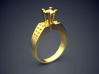 Engraved Ring CAD-6283 | 3D