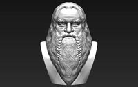 Gimli Lord of the Rings bust 3D printing ready stl obj formats | 3D