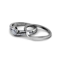 Elite Solitaire Bridal Ring Set | 3D