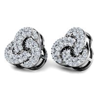 Swoosh Stud Earring | 3D