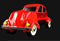 old beetle car 3d model | 3D