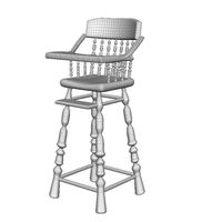 HighChair 3D Model