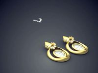 Simple Pendant With Diamond CAD 3031 | 3D