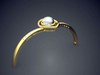 Heart Shape Pendant With Diamonds CAD-3090 | 3D