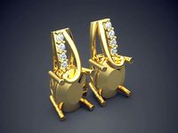 Pendant With Diamonds CAD-4818 | 3D