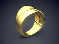 Thick Ring CAD-6187 | 3D