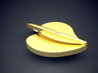 Heart Shape Pendant 1182 | 3D