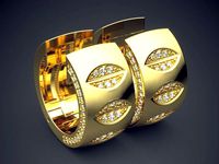Thick Rings CAD-489 | 3D