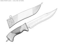 Knife 3D Model