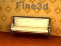 Antique08Sofa090 3D Model