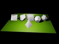 RPG dice set 3D Model