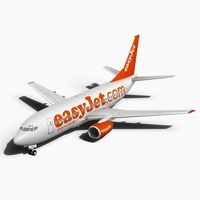 EasyJet Boeing 737700 3D Model