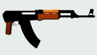AK 47 with all details 3D Model