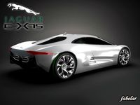 Jaguar CX75 STD MAT 3D Model