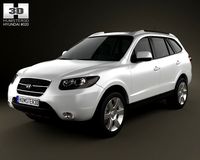 Hyundai SantaFe 2007 3D Model