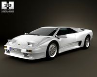 Lamborghini Diablo VT 1993 3D Model