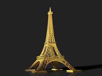 France Paris Eiffel Tower 3D Model