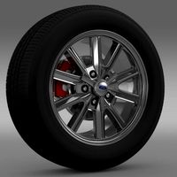 Ford Mustang 2005 wheel 3D Model