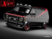 ATeam GMC van 3D Model
