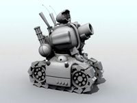 Metal Slug Tank 3D Model