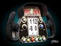 Racing steering wheel 3D Model