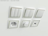 Switches and socket 3D Model