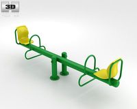 Seesaw 3D Model