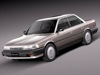 Toyota Camry 1987 to 1991 3D Model