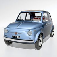 Fiat Nuova 500 1958 3D Model