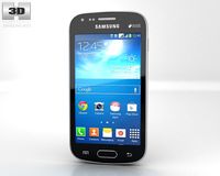 Samsung Galaxy S Duos 2 S7582 Black 3D Model