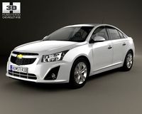 Chevrolet Cruze sedan 2013 3D Model