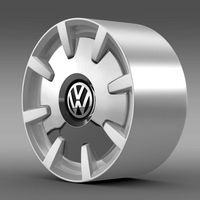 VW Beetle Design 2012 rim 3D Model