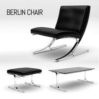 Berlin Chair Set 3D Model