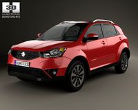 SsangYong Actyon 2014 3D Model