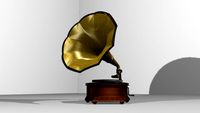 Gramophone 3D Model