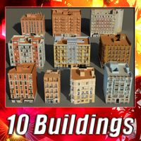 3D Models Building Collection 6170 3D Model