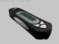 MP3/WMA Player/Voice Recorder 3D Model