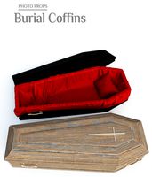 Photo Props: Burial Coffins - Extended License