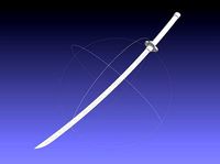Demon Slayer Zenitsu Katana Printable Model | 3D