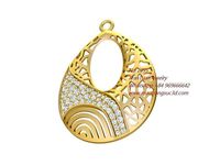 2095 Diamond Pendant  | 3D