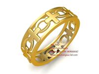 2092 Gold Wedding ring | 3D