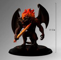 Balrog Stylized 3D Print Model | 3D