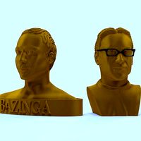 SHELDON COOPER ET LEONARD HOFSTADTER | 3D