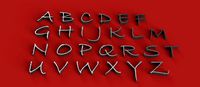 BRADLEY  Font uppercase and lowercase 3D Letters STL FILE | 3D
