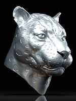 Leopard Head | 3D