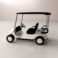Golf Cart 3D Model