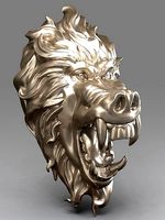 Baboon Head | 3D