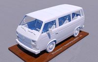 VOLKSWAGEN T3 TRANSPORTER CARAVELLE - 1982 | 3D
