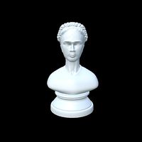 Frida statue bust 3d print ready model | 3D